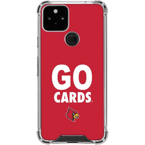 University of Louisville Go Cards Google Pixel 5 Clear Case